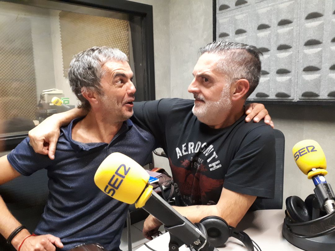 Mikel Areitio, a la izquierda, junto a Juanma Cano Mikel Areitio, a la izquierda, junto a Juanma Cano