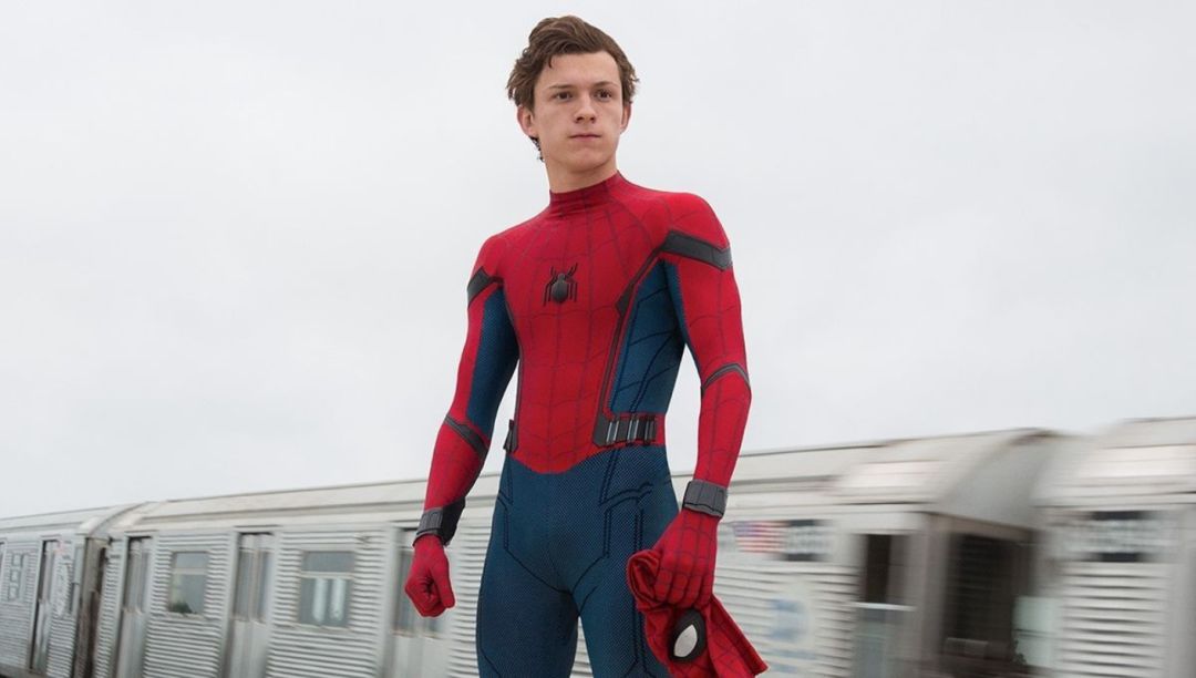 Tom Holland interpretando a Spider-Man Tom Holland interpretando a Spider-Man