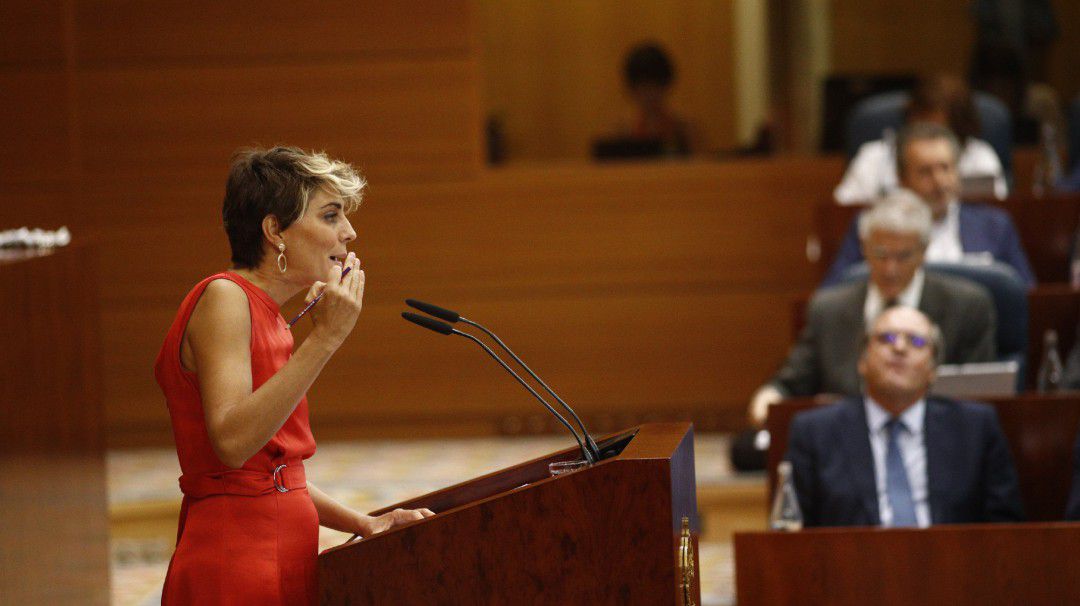 La exportavoz de Podemos en la Asamblea de Madrid, Lorena Ruiz-Huerta La exportavoz de Podemos en la Asamblea de Madrid, Lorena Ruiz-Huerta