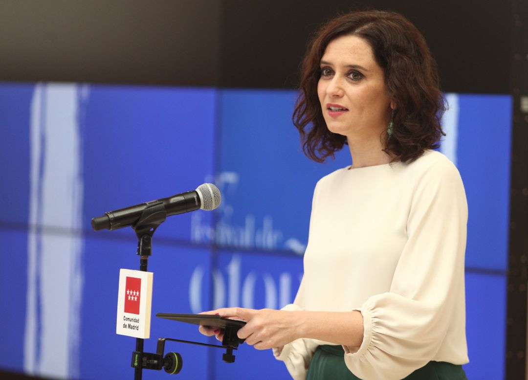 La presidenta de la Comunidad de Madrid, Isabel Díaz Ayuso. La presidenta de la Comunidad de Madrid, Isabel Díaz Ayuso.
