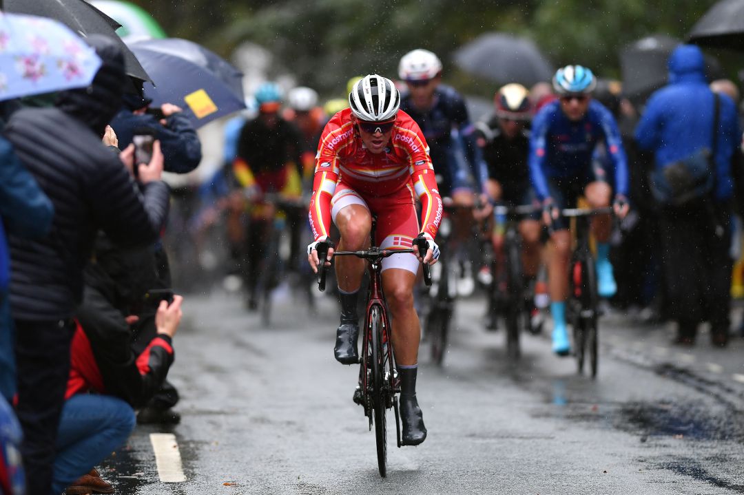 El ciclista danés consiguió darle la primera victoria en un Mundial a su país El ciclista danés consiguió darle la primera victoria en un Mundial a su país