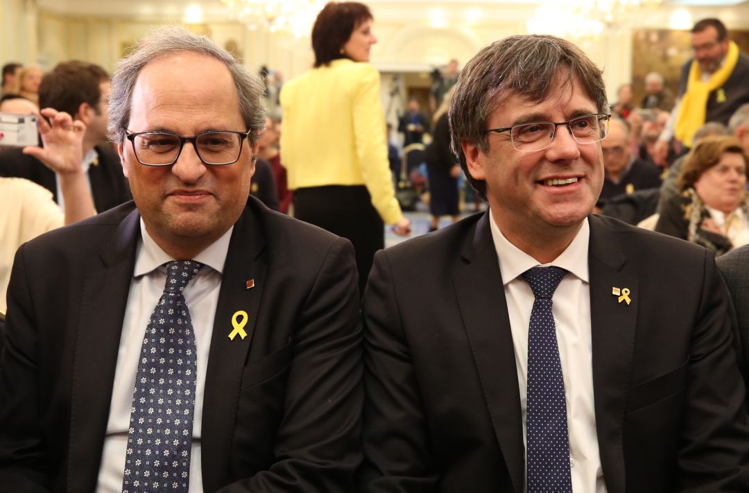 Los CDR detenidos actuaron de enlace entre Puigdemont y Torra para el intercambio de "documentación secreta y sensible" Los CDR detenidos actuaron de enlace entre Puigdemont y Torra para el intercambio de "documentación secreta y sensible"