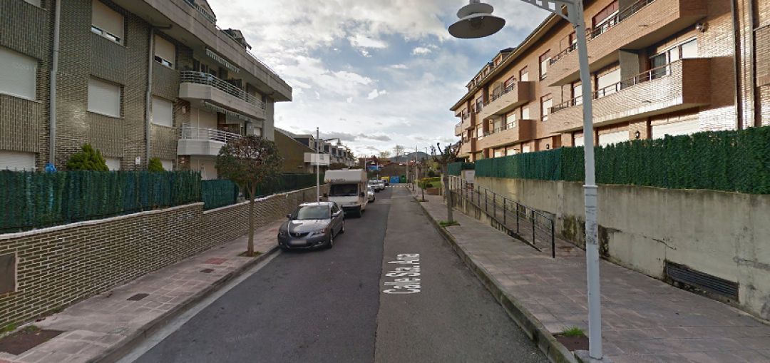 El hallazgo se produjo en una vivienda de la calle Santa Ana. El hallazgo se produjo en una vivienda de la calle Santa Ana.