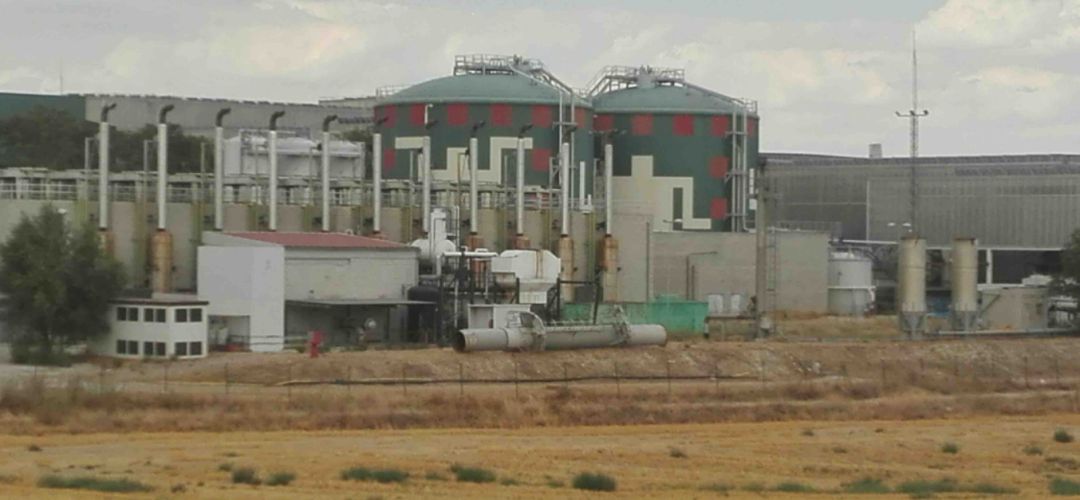 Exteriores de la planta de Biometanización de Pinto Exteriores de la planta de Biometanización de Pinto