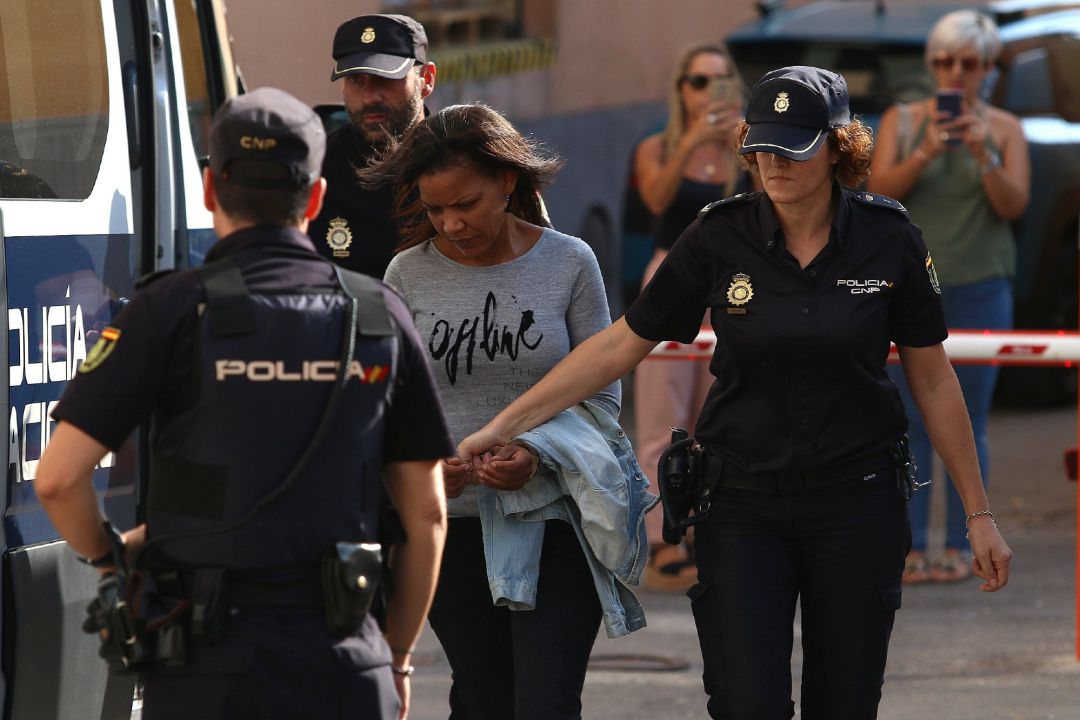 Ana Julia Quezada llega a la Audiencia Provincial de Almería. Ana Julia Quezada llega a la Audiencia Provincial de Almería.