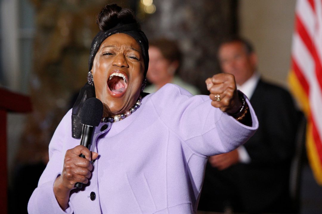 Jessye Norman cantando 'He's Got the Whole World in His Hands' en el 50º aniversario de la Marcha sobre Washington por el trabajo y la libertad Jessye Norman cantando 'He's Got the Whole World in His Hands' en el 50º aniversario de la Marcha sobre Washington por el trabajo y la libertad