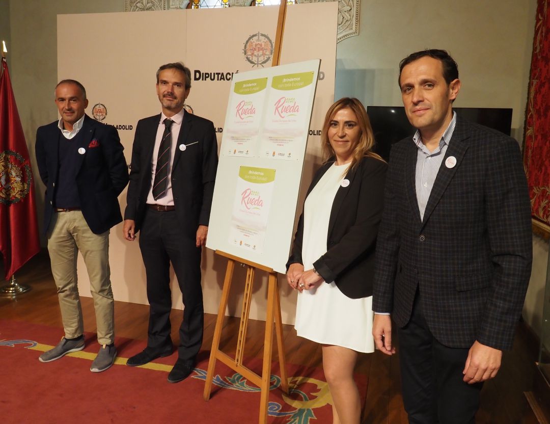 Rueda presenta en la Diputación su candidatura a Ciudad Europea del Vino Rueda presenta en la Diputación su candidatura a Ciudad Europea del Vino