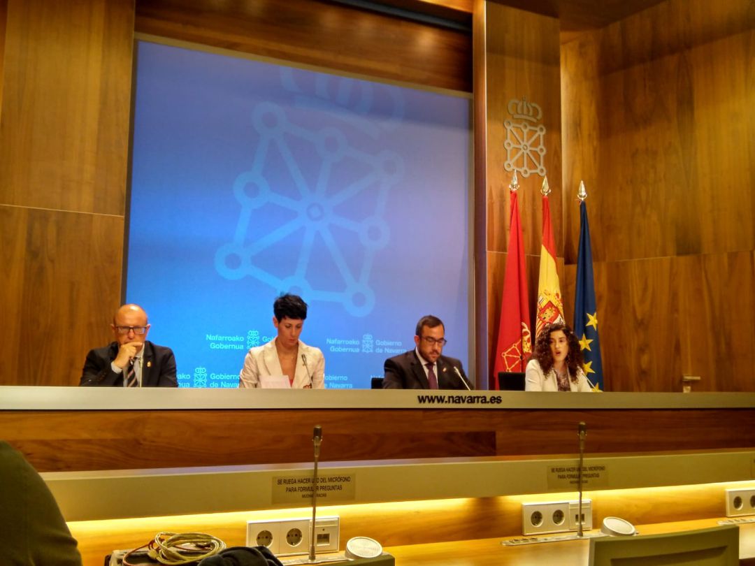 Carlos Gimeno, Elma Saiz, Javier Remírez y Amaia Goñi Carlos Gimeno, Elma Saiz, Javier Remírez y Amaia Goñi