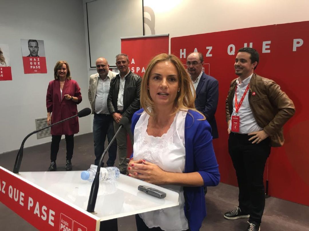 Susana Sumelzo, en una imagen de archivo de la pasada campaña electoral Susana Sumelzo, en una imagen de archivo de la pasada campaña electoral