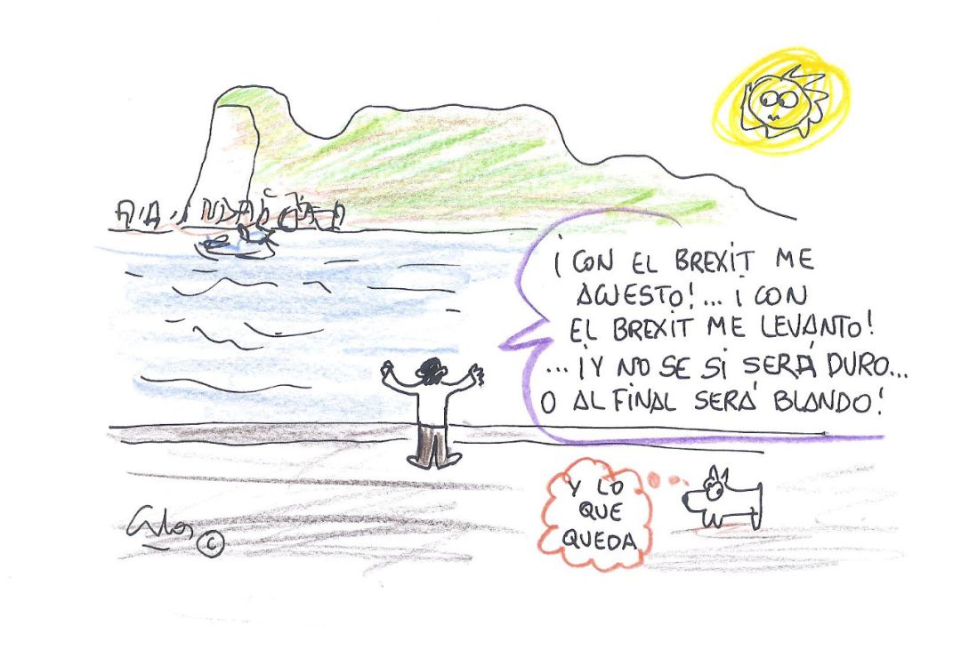 "La viñeta de Villanueva" Brexit duro, brexit blando: "La viñeta de Villanueva" "La viñeta de Villanueva" Brexit duro, brexit blando: "La viñeta de Villanueva"