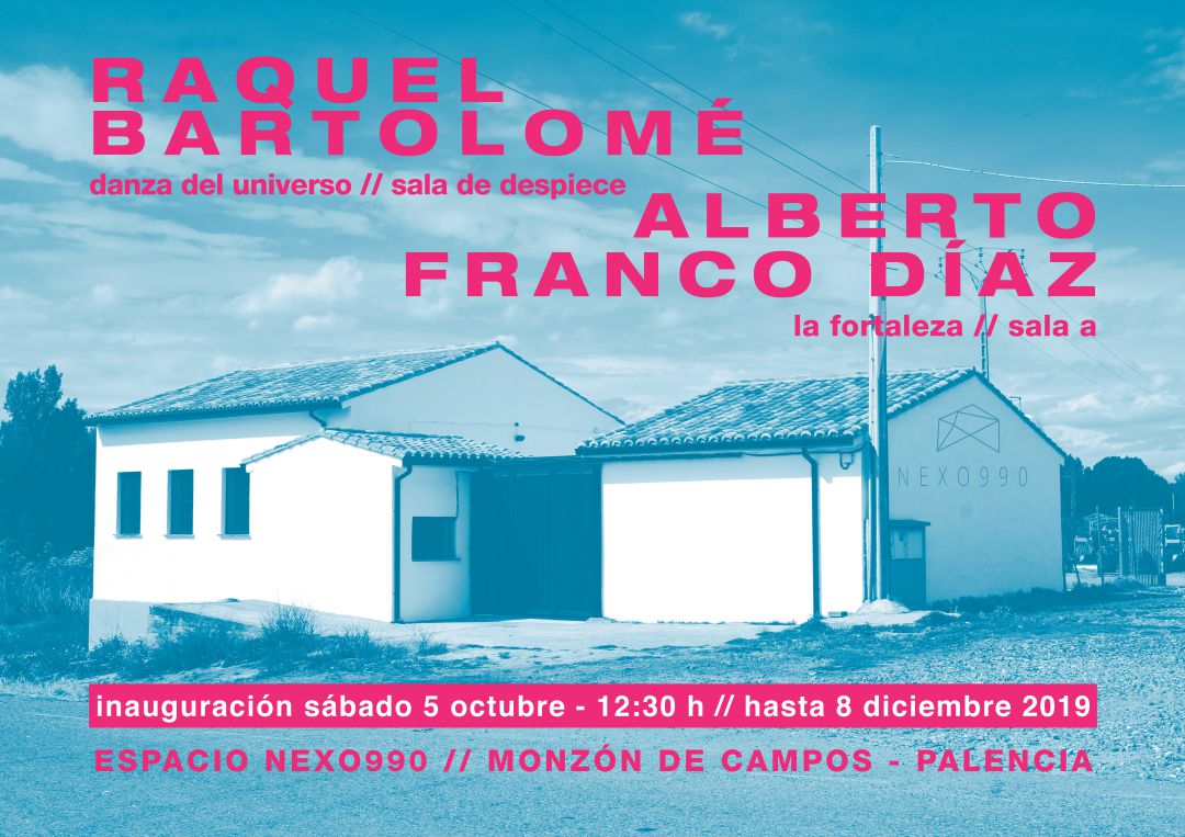 Nexo990 inicia su primera temporada de exposiciones con dos proyectos de Raquel Bartolomé y Alberto Franco Díaz Nexo990 inicia su primera temporada de exposiciones con dos proyectos de Raquel Bartolomé y Alberto Franco Díaz