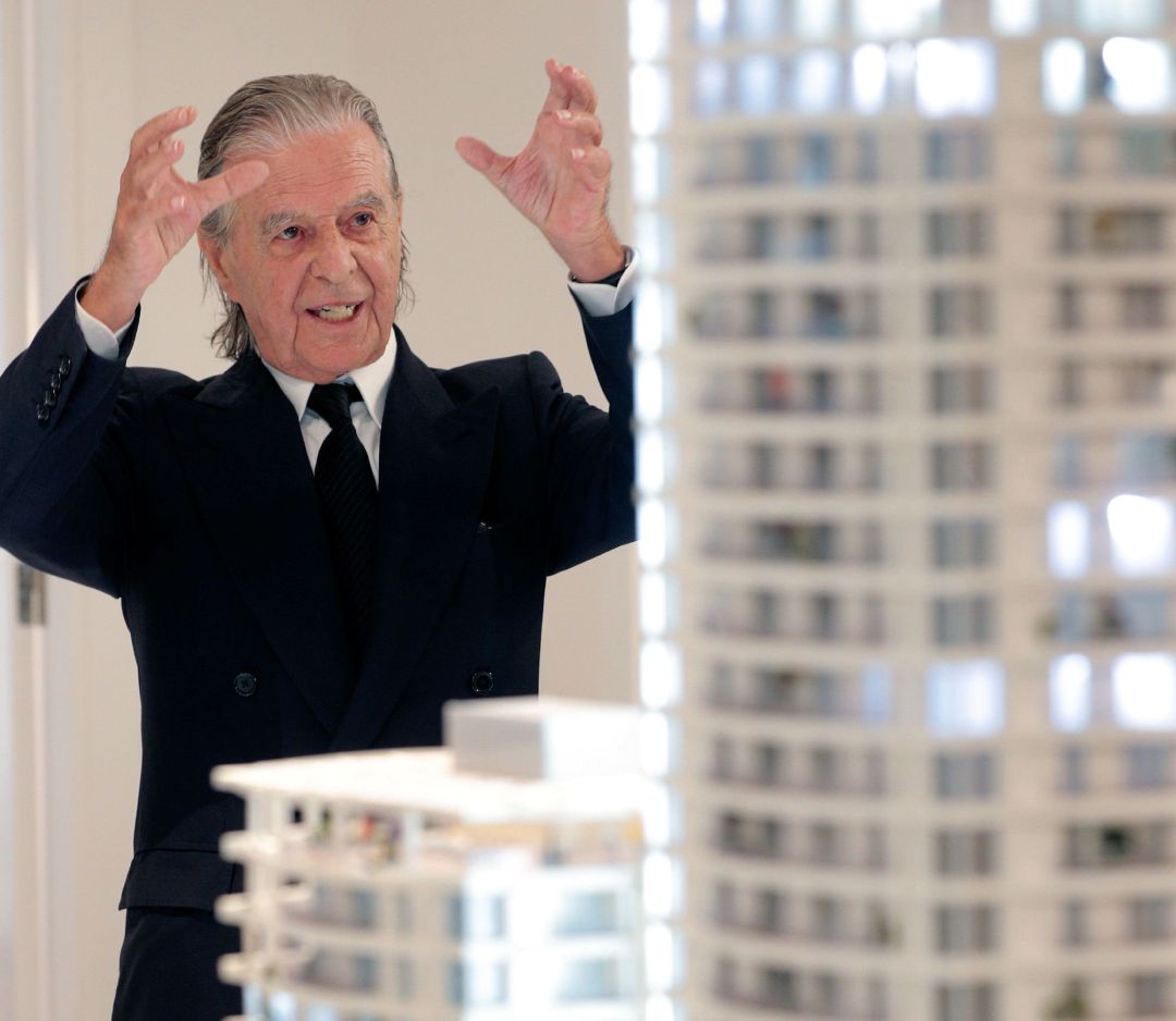 El arquitecto Ricardo Bofill presenta el diseño del edificio residencial más alto de València, la torre Ikon El arquitecto Ricardo Bofill presenta el diseño del edificio residencial más alto de València, la torre Ikon