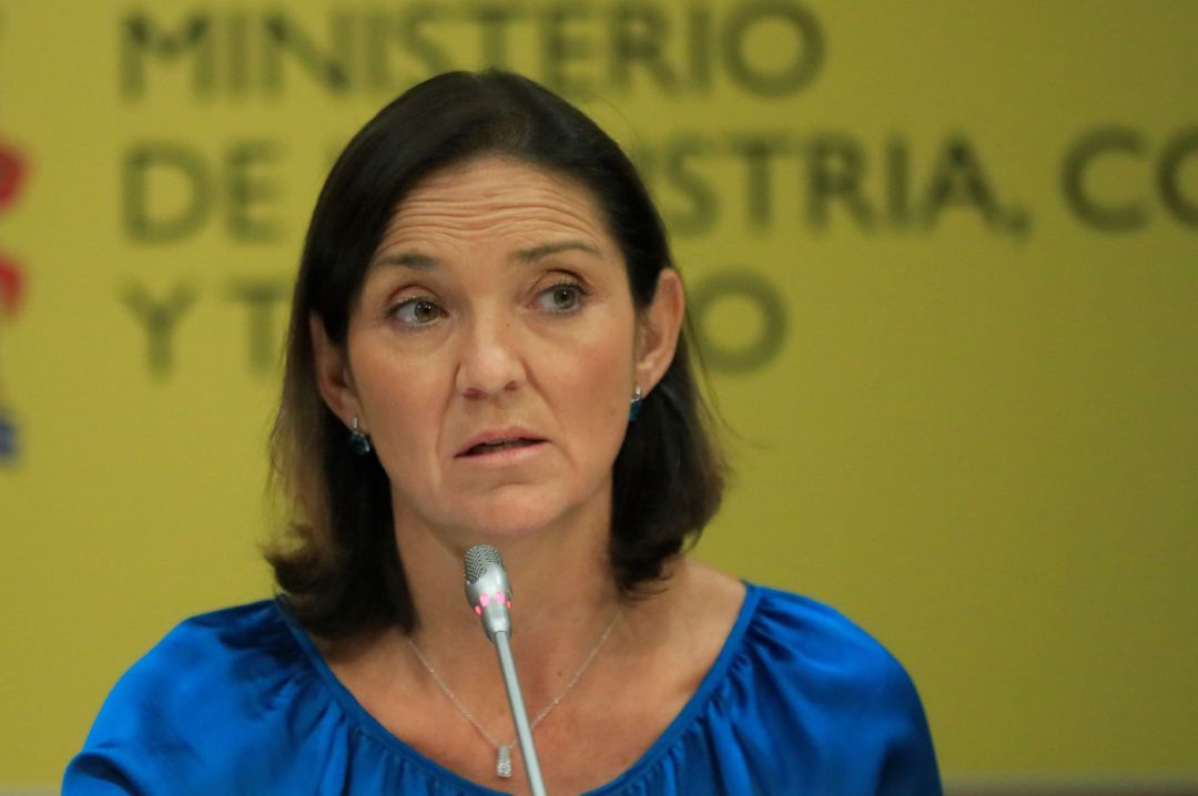 La ministra de Industria, Comercio y Turismo en funciones, Reyes Maroto. La ministra de Industria, Comercio y Turismo en funciones, Reyes Maroto.