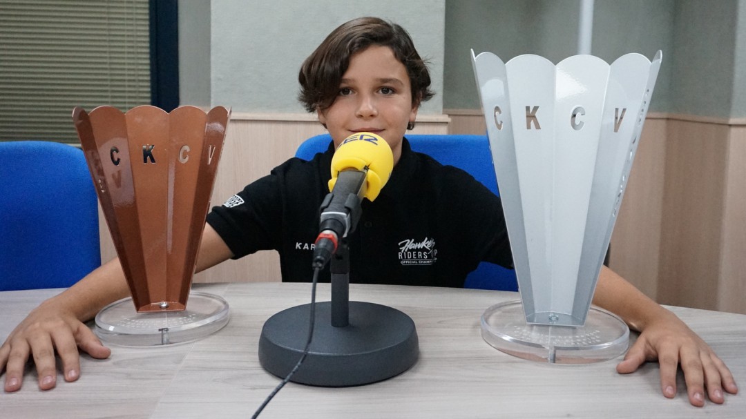 Sandro Pérez vive un duro final del Campeonato de España de Karting