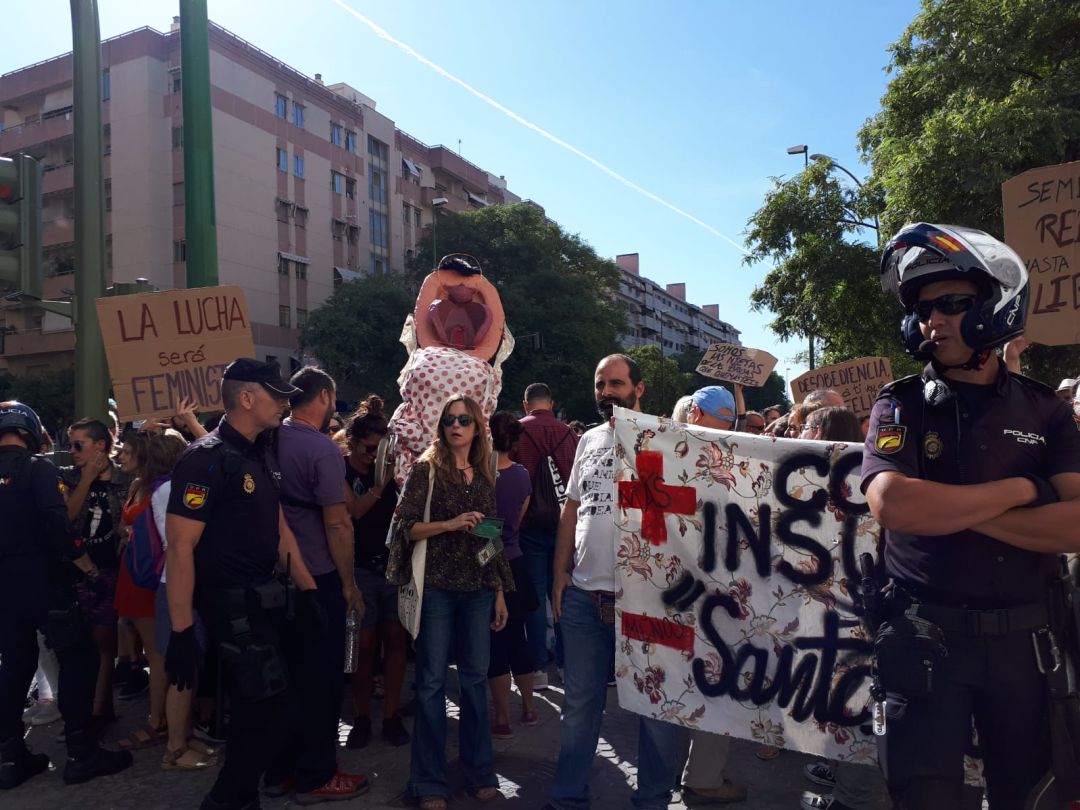 A juicio las tres mujeres acusadas por la procesión del 'coño insumiso' A juicio las tres mujeres acusadas por la procesión del 'coño insumiso'