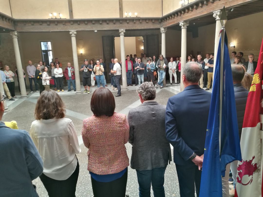 El paro por la España Vaciada se ha celebrado en la capital en el patio de columnas de la Diputación Provincial El paro por la España Vaciada se ha celebrado en la capital en el patio de columnas de la Diputación Provincial