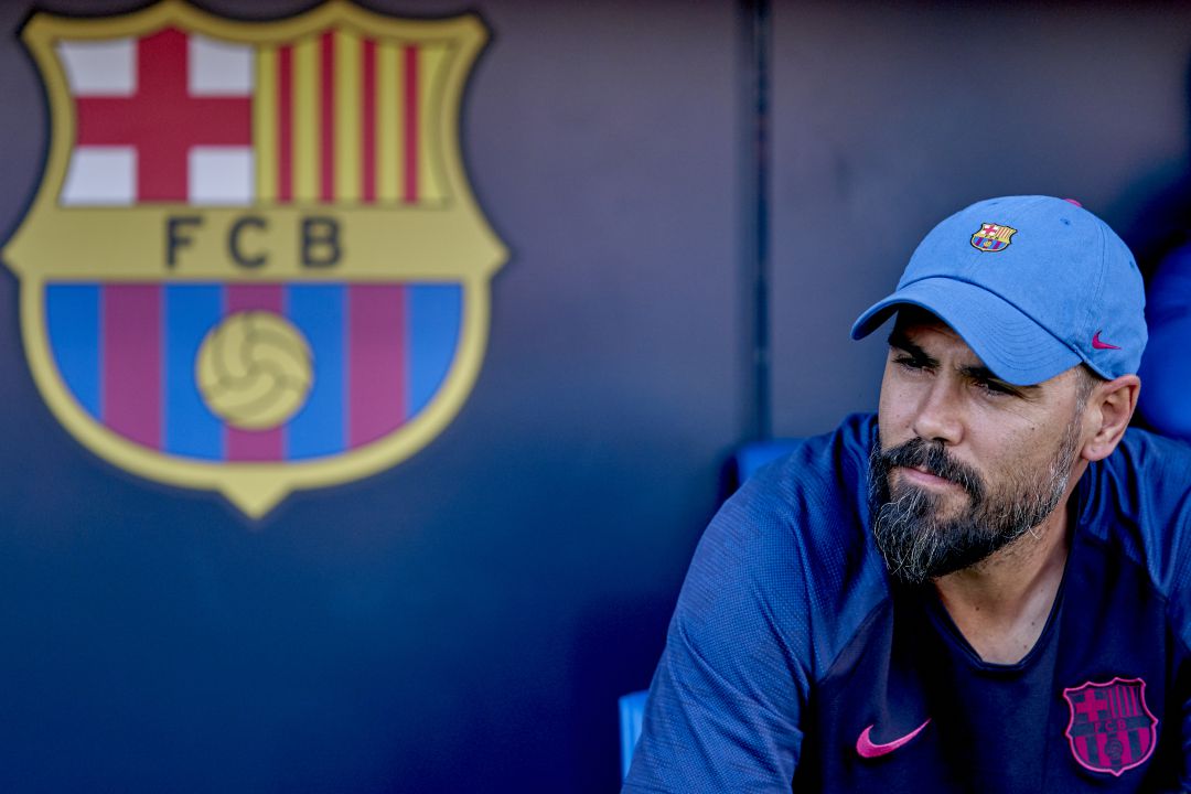 Víctor Valdés antes de un partido de la Youth League. Víctor Valdés antes de un partido de la Youth League.