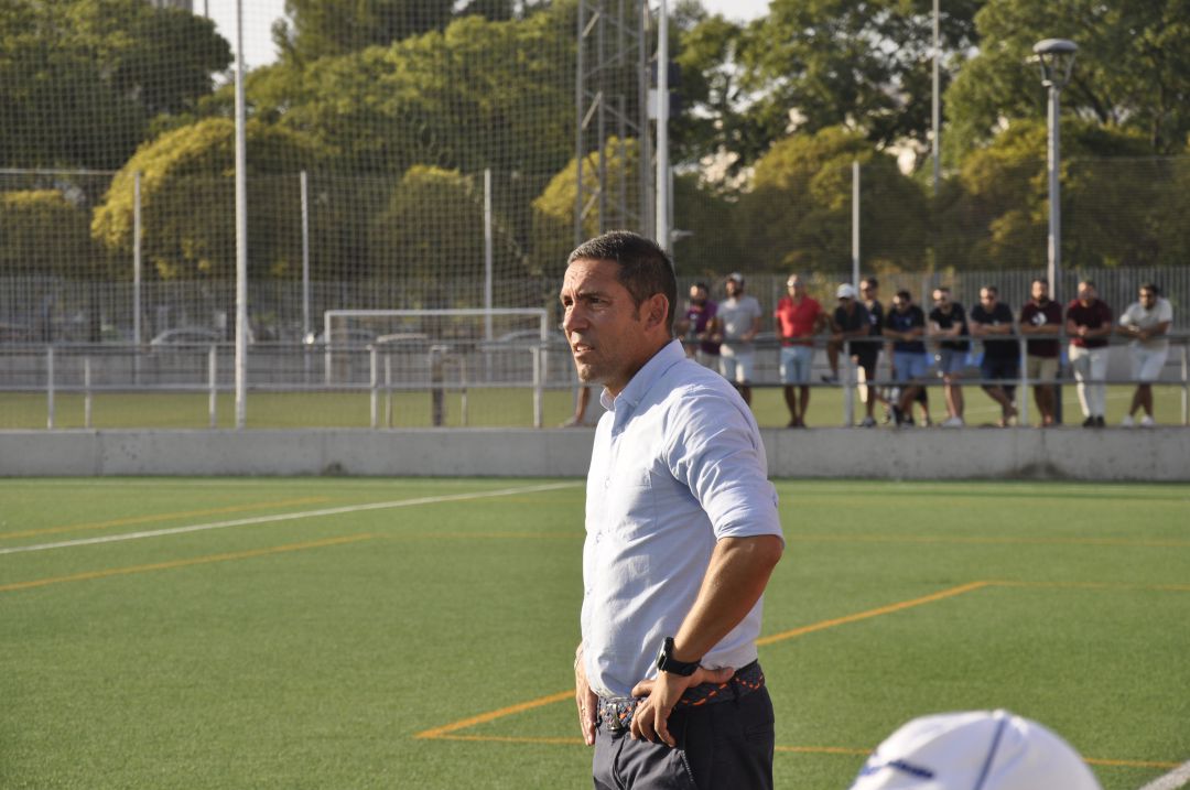 Juan Carlos Gómez, entrenador del Xerez CD Juan Carlos Gómez, entrenador del Xerez CD