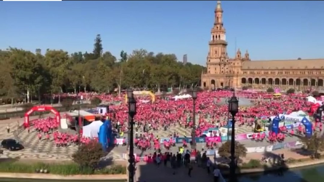 La fiesta en rosa de Sevilla