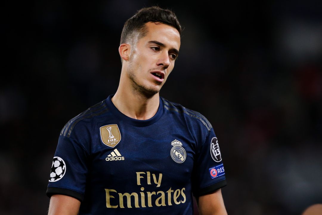 Lucas Vázquez, en el partido del Real Madrid en París ante el PSG. Lucas Vázquez, en el partido del Real Madrid en París ante el PSG.