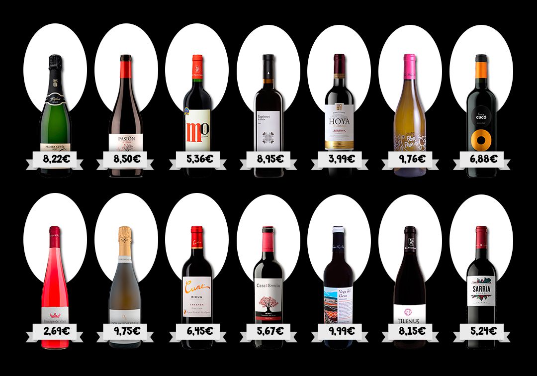 Los 14 vinos 'top' de menos de 10 euros que puedes comprar en el súper