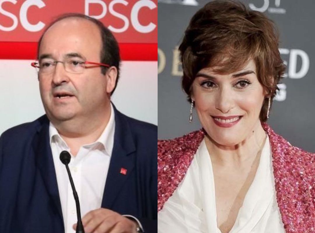 El socialista Miquel Iceta y la actriz Anabel Alonso El socialista Miquel Iceta y la actriz Anabel Alonso