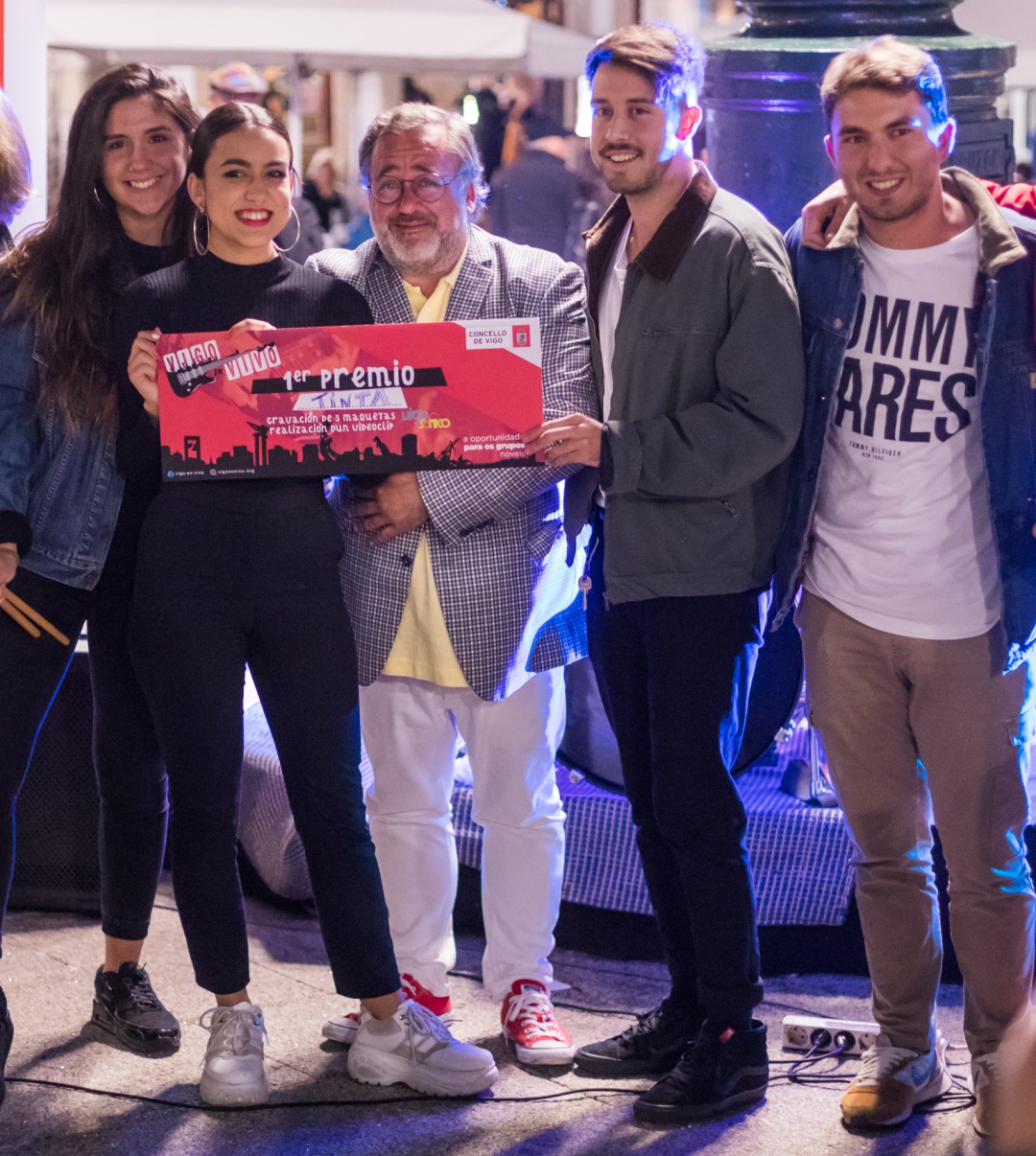 Grupo TINTA primer clasificado en certamen VIGO EN VIVO 2019 Grupo TINTA primer clasificado en certamen VIGO EN VIVO 2019