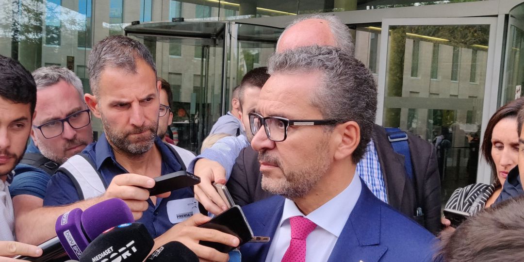El portavoz del FC Barcelona, Josep Vives El portavoz del FC Barcelona, Josep Vives