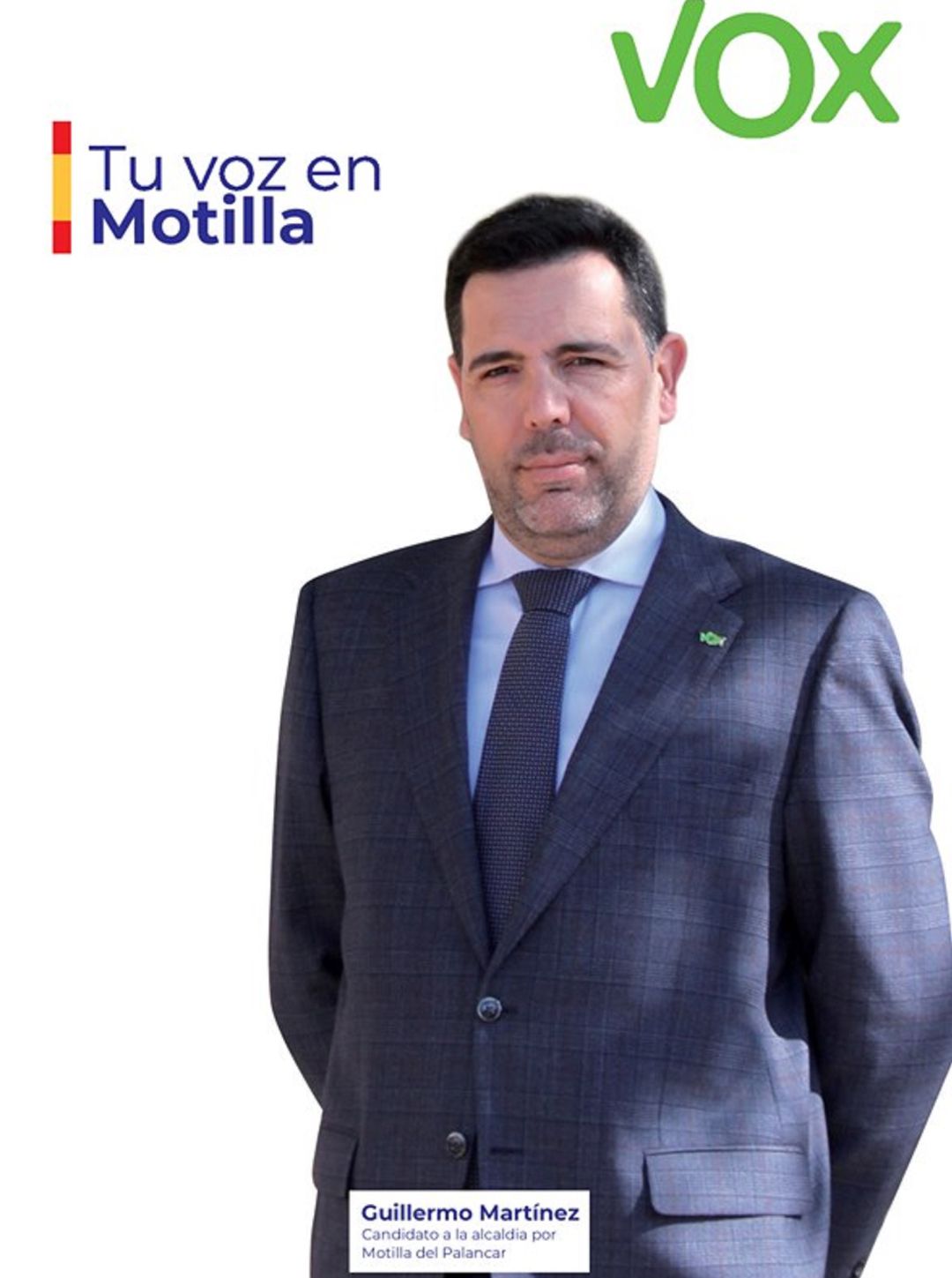 Guillermo Martínez, portavoz de Vox en Motilla del Palancar Guillermo Martínez, portavoz de Vox en Motilla del Palancar