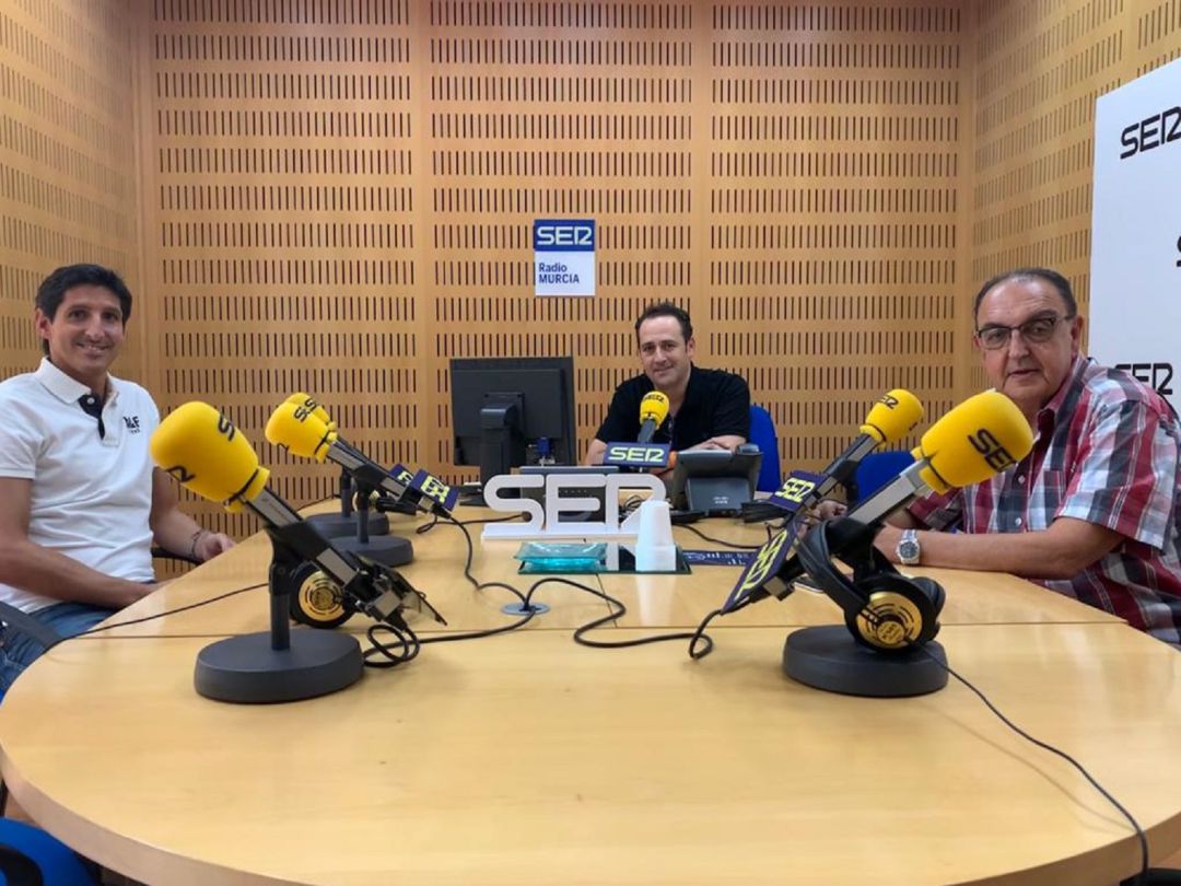 David Karanka, Jorge Fenor y Pepe Pallarés en Radio Murcia Cadena SER David Karanka, Jorge Fenor y Pepe Pallarés en Radio Murcia Cadena SER