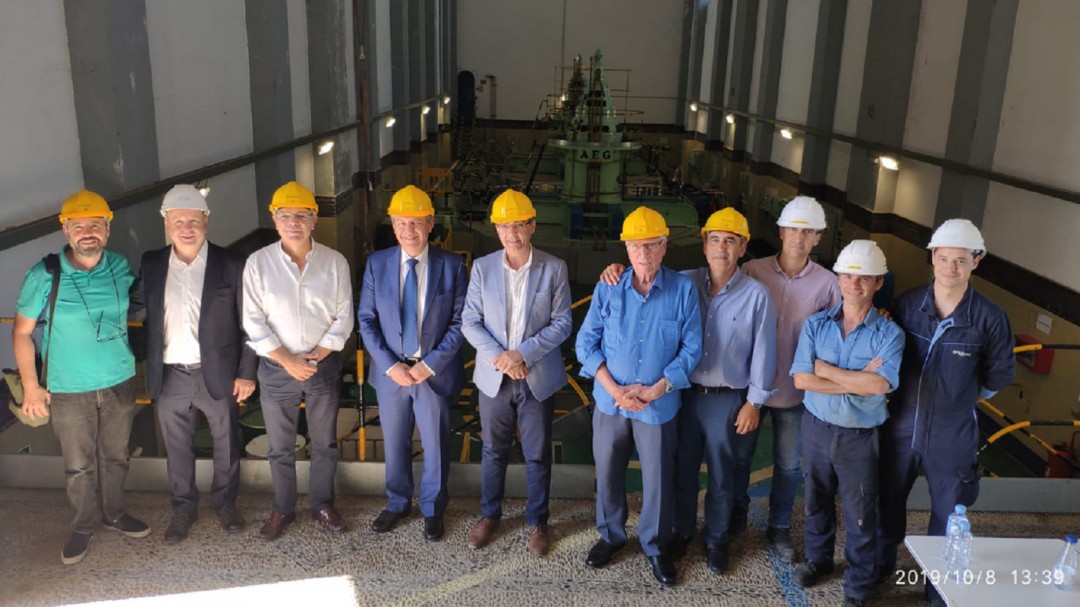 Hoy por Hoy desde la Central Hidroeléctrica de Alcalá del Río