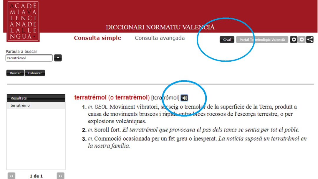 El Diccionari Normatiu Valencià ya habla