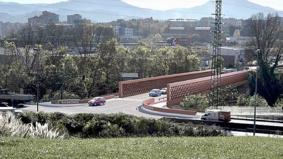 El nuevo puente de la Baskonia, en Basauri, se abrirá al tráfico el día 23 El nuevo puente de la Baskonia, en Basauri, se abrirá al tráfico el día 23