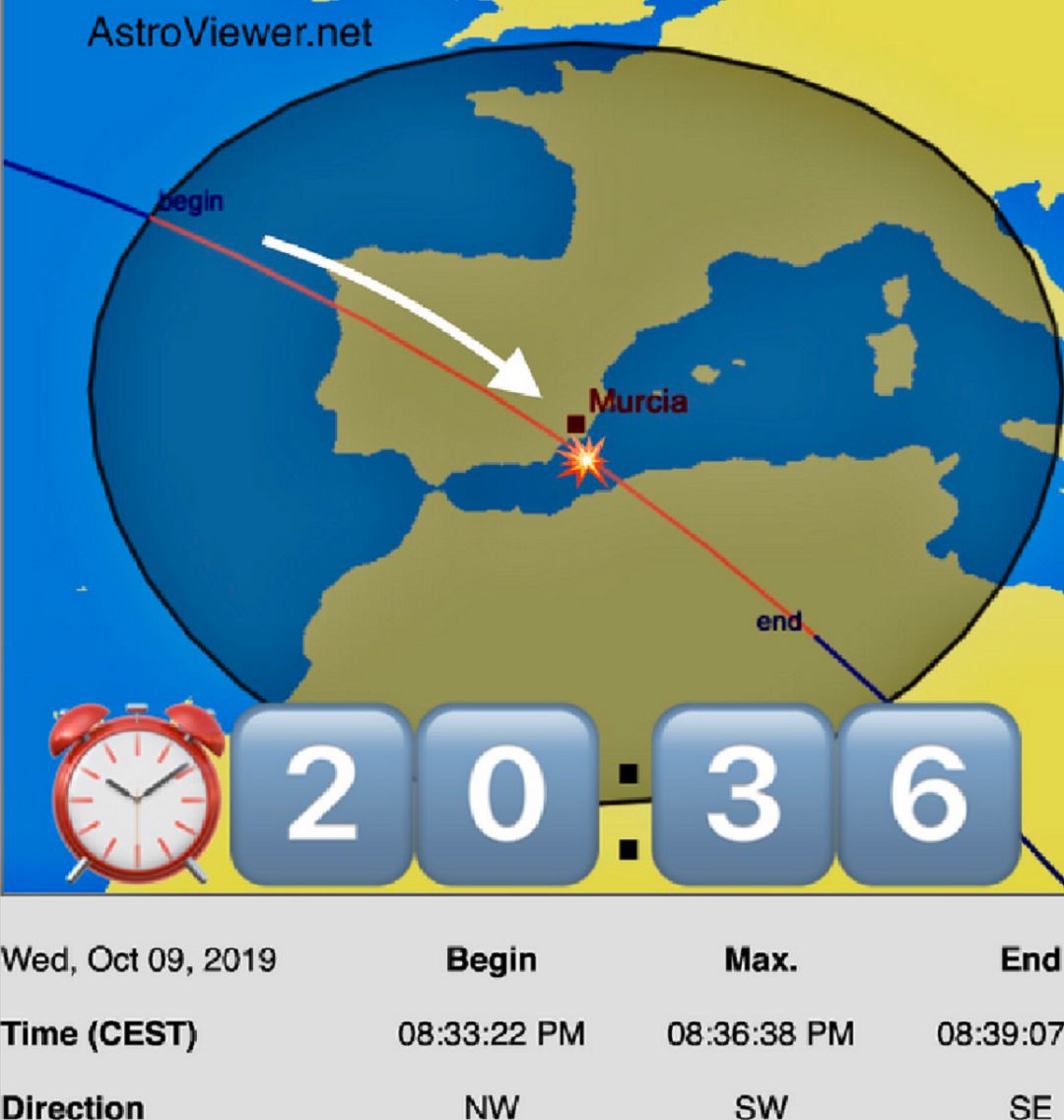 La Estación Espacial Internacional se podrá ver hoy desde la Región La Estación Espacial Internacional se podrá ver hoy desde la Región