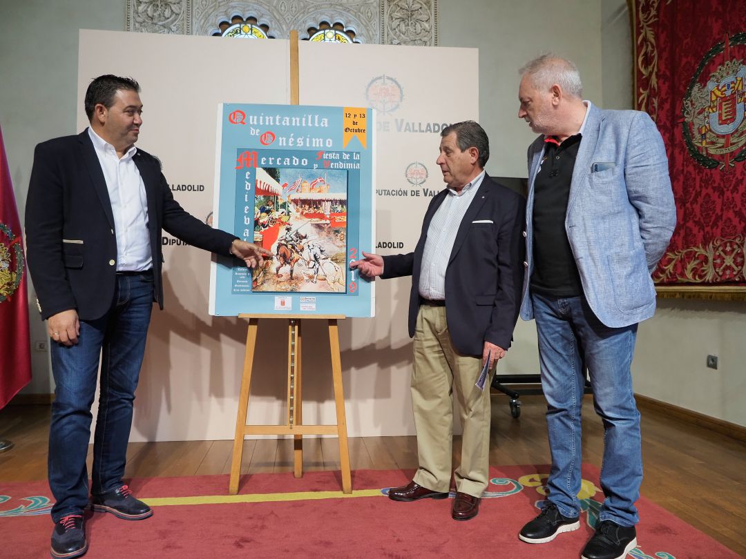 Presentación del mercado de Quintanilla de Onésimo en la sede de la Diputación Presentación del mercado de Quintanilla de Onésimo en la sede de la Diputación