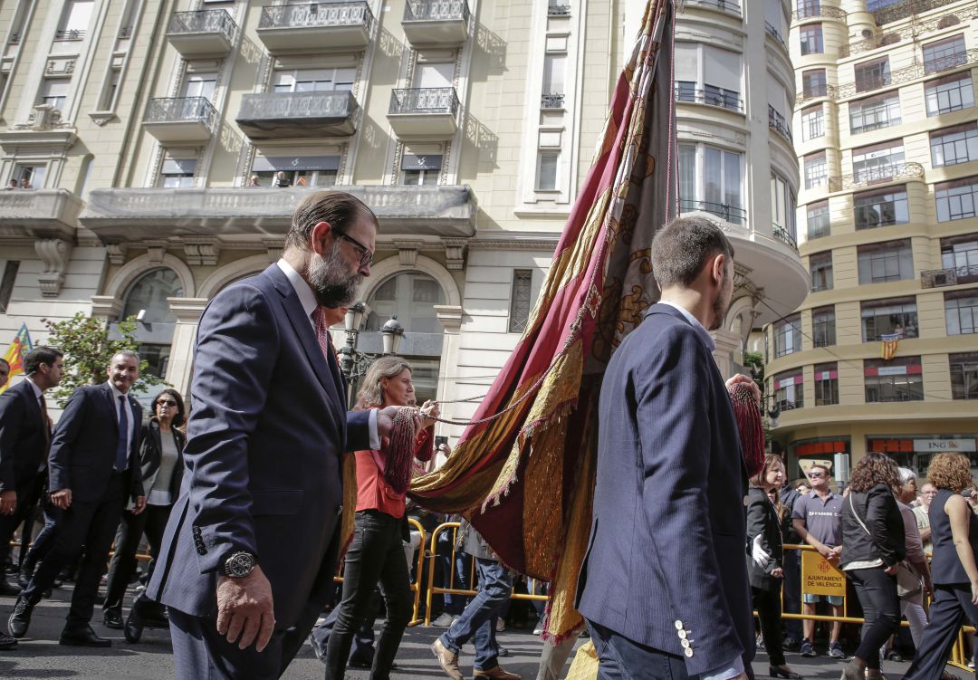 Patrimonio Histórico es partidario de hacer una nueva réplica de la Senyera Patrimonio Histórico es partidario de hacer una nueva réplica de la Senyera