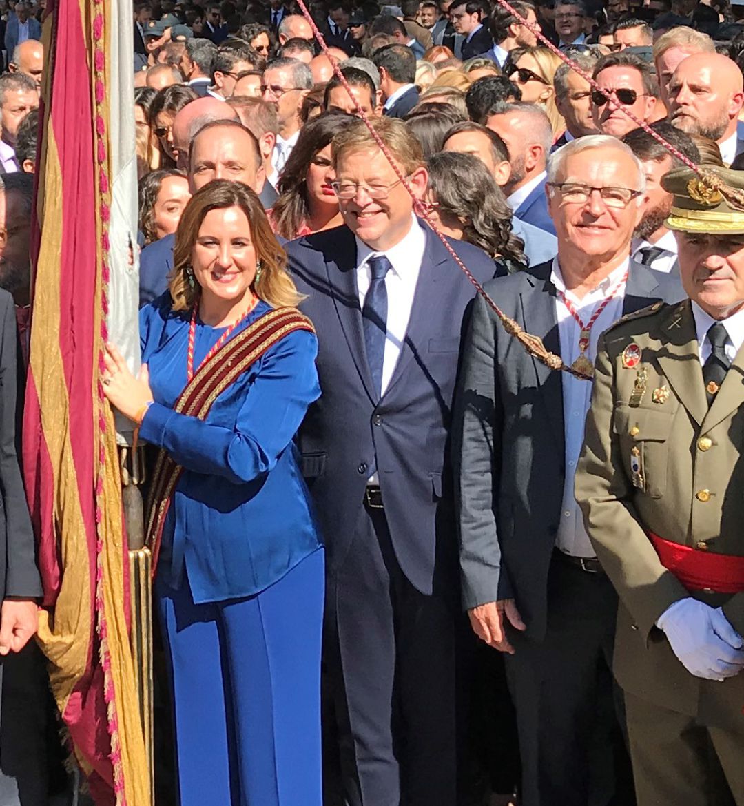 Celebración del 9 d'Octubre en la plaza de Alfons el Magnànim Celebración del 9 d'Octubre en la plaza de Alfons el Magnànim