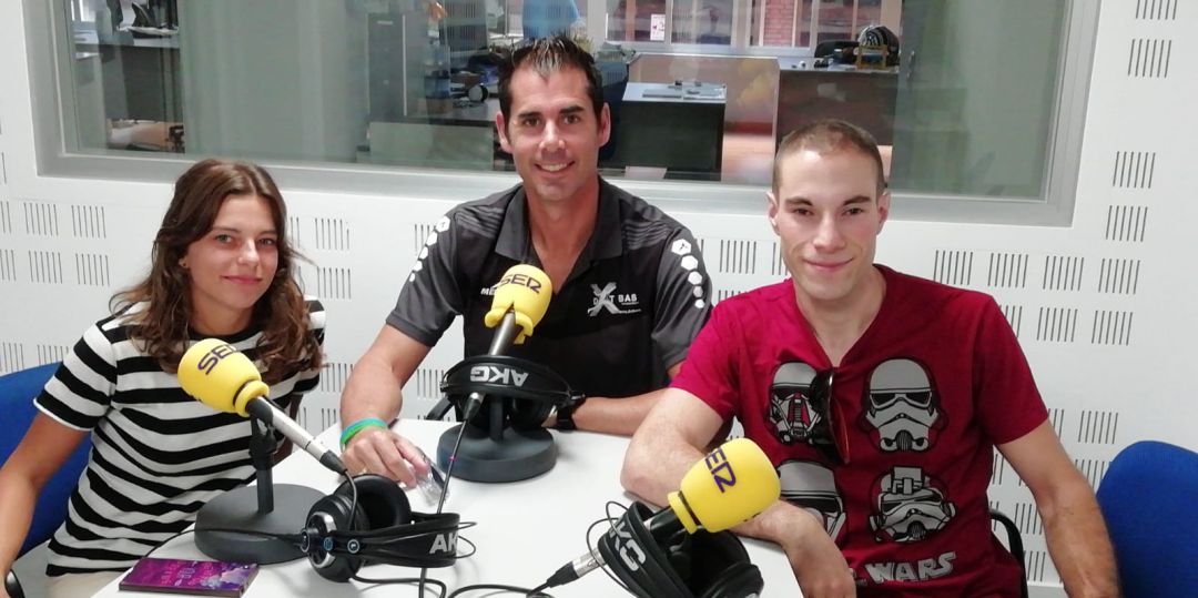 Deyanira Hidalgo, Javier Bermejo y Nicolás Castillejo, en los estudios de SER Puertollano Deyanira Hidalgo, Javier Bermejo y Nicolás Castillejo, en los estudios de SER Puertollano