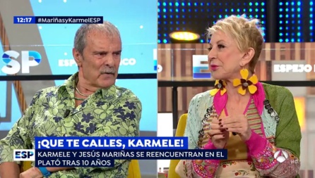 Mariñas y Karmele en 'Espejo público' Mariñas y Karmele en 'Espejo público'