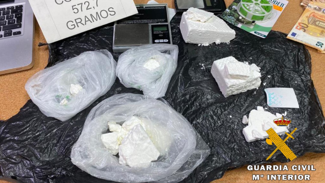 Detienen a 6 personas dedicadas a la venta de cocaina en La Roda