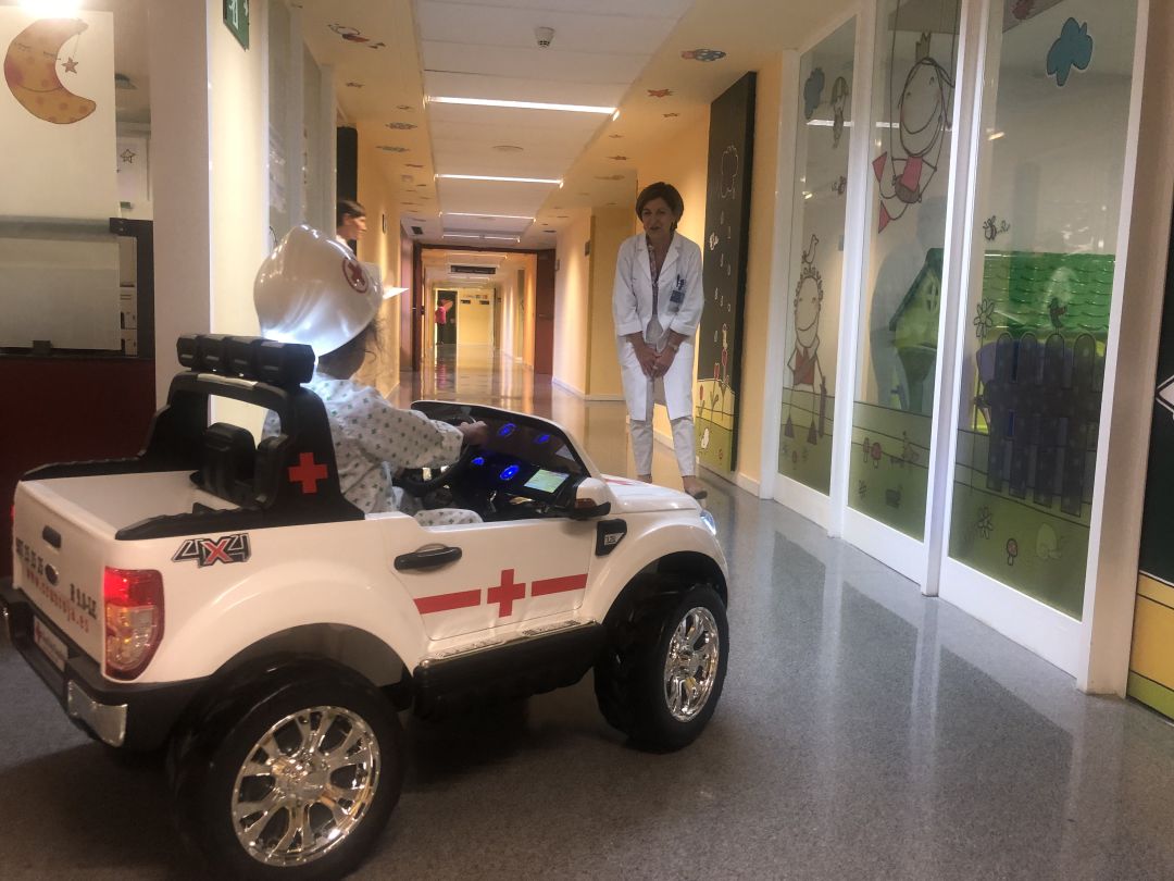 El vehículo ya está disponible en el Hospital de León El vehículo ya está disponible en el Hospital de León