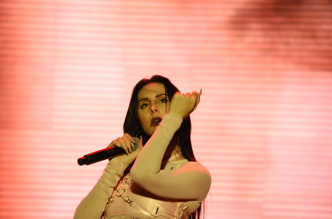 La Mala Rodríguez, durante un concierto La Mala Rodríguez, durante un concierto