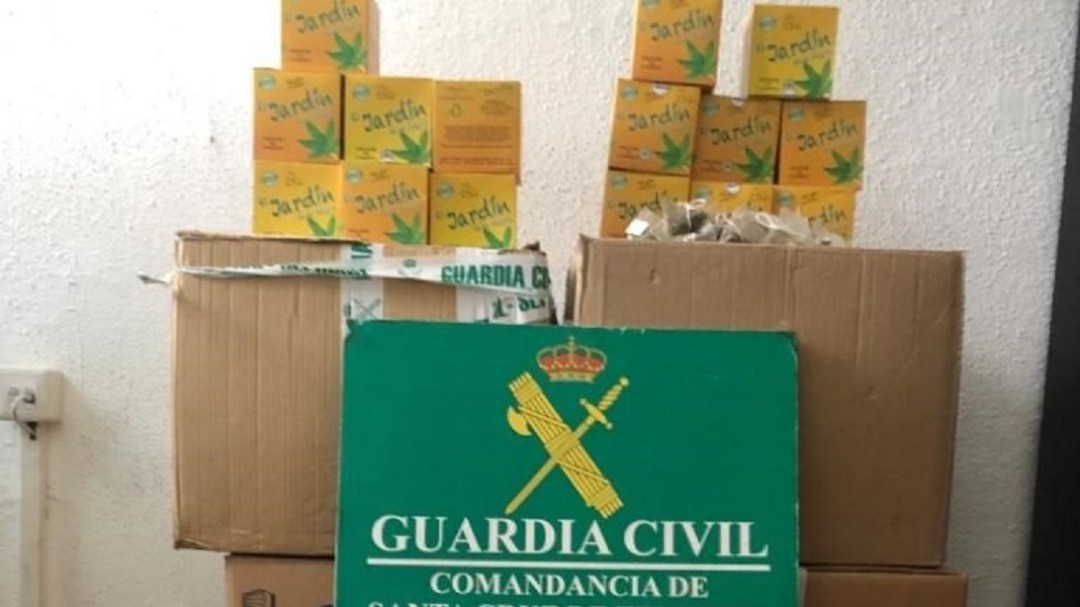 Intervienen en una bodega tinerfeña más de 10 kilos de infusiones de cannabis