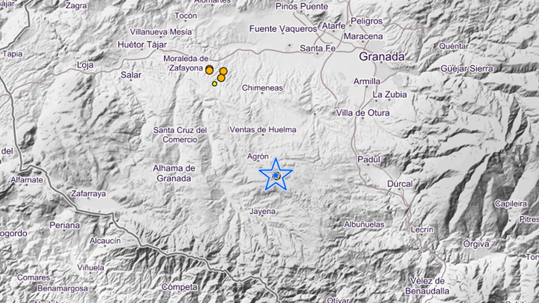 Nuevo ciclo en marcha de pequeños terremotos en Granada