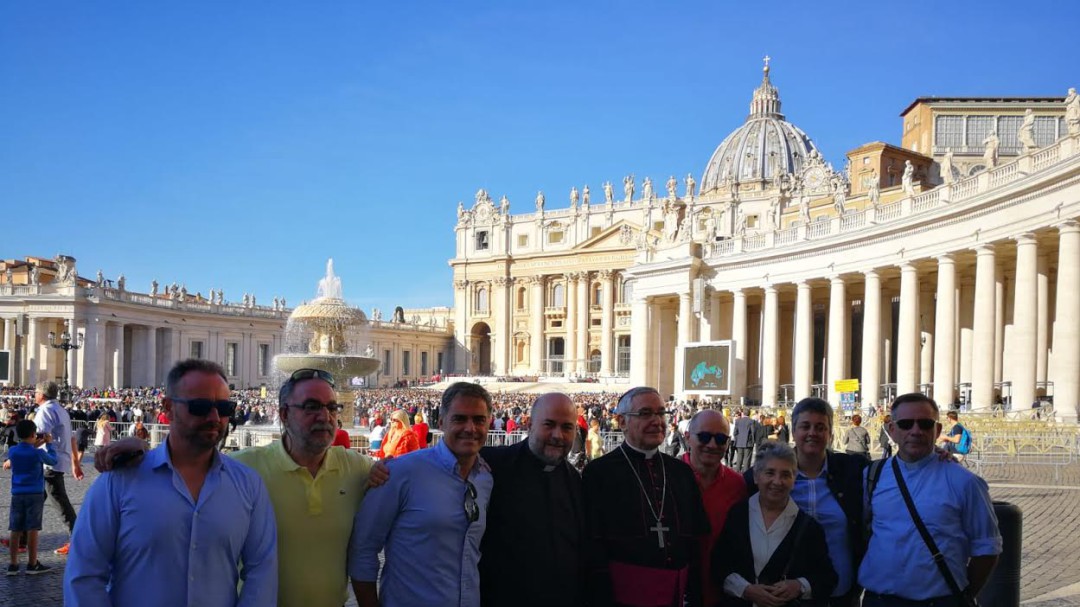 El Papa Francisco recibe a un grupo de internos de El Dueso
