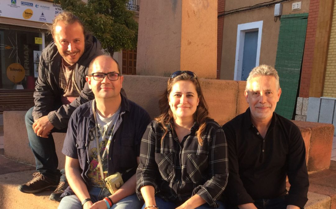 Fermín Agustí, Nacho Ares, Ana Caballero y Jesús Callejo en Alcazar de San Juan (25-05-2018) Fermín Agustí, Nacho Ares, Ana Caballero y Jesús Callejo en Alcazar de San Juan (25-05-2018)