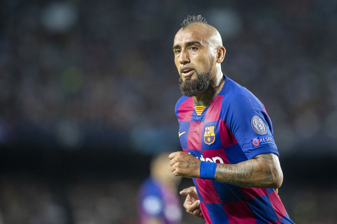 Arturo Vidal en el Camp Nou Arturo Vidal en el Camp Nou