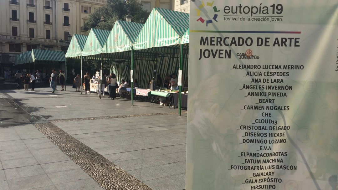 El Mercado de Arte Joven exhibe las obras de 36 artistas cordobeses