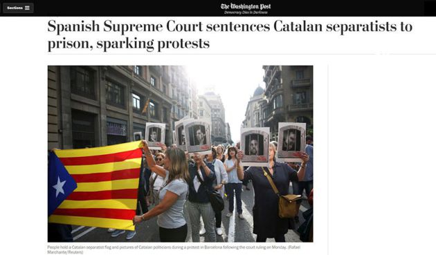 Así analiza la prensa internacional la histórica sentencia del procés Así analiza la prensa internacional la histórica sentencia del procés
