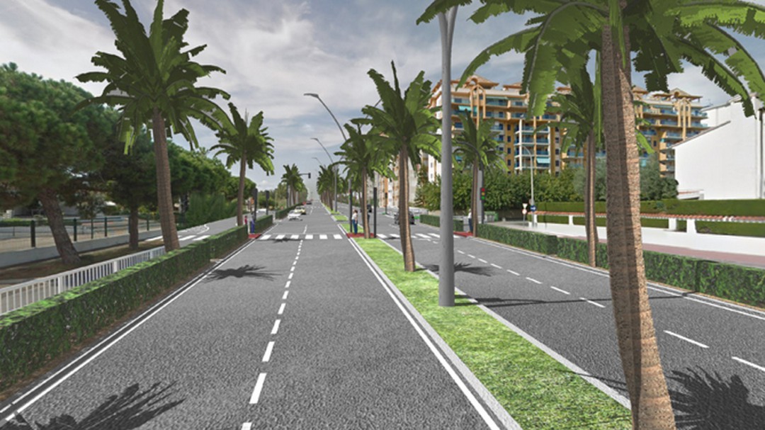 Comienzan las obras para convertir la carretera Nazaret-Oliva en un bulevar en la playa de Gandia